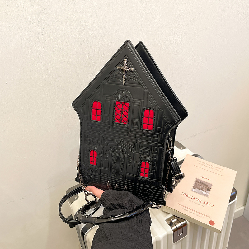 Embroidery House - Bolsa Transversal Feminina de Desenho Animado,