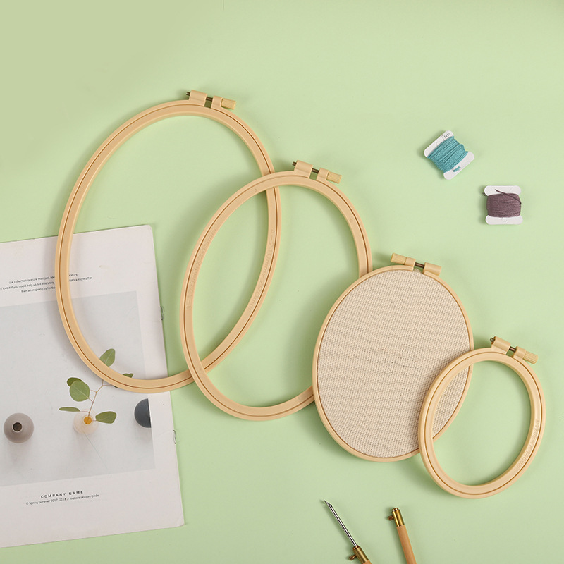 Embroidery Hoop Plastic - 1 pçs diy bordado ponto cruz