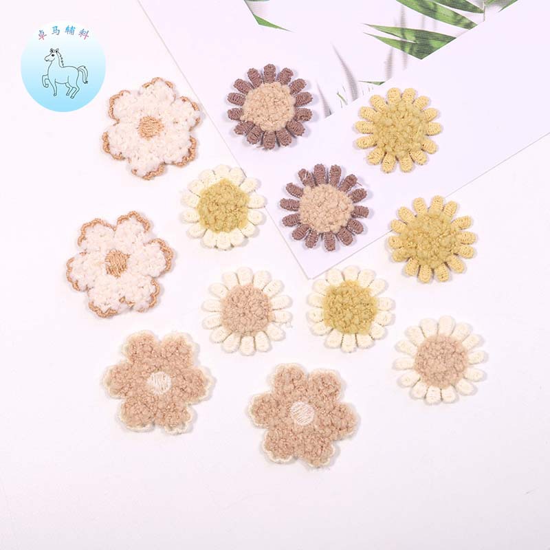 Embroidery Flower Pattern - Bordado Adesivos para Vestuário Patches, Reparos