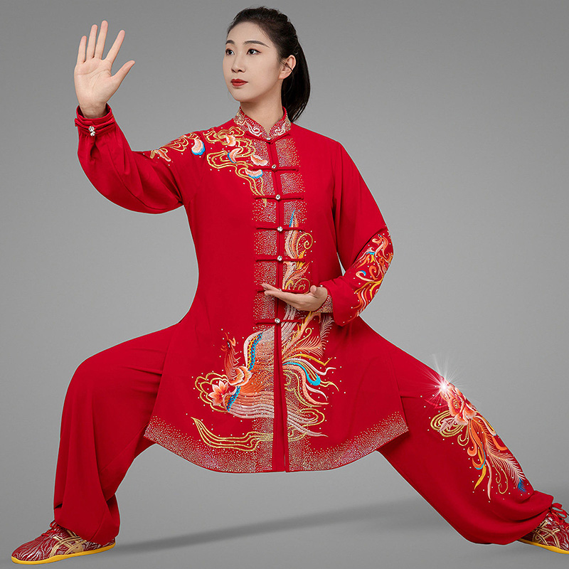 Embroidery Premium - Traje de Tai Chi Feminino Personalizado