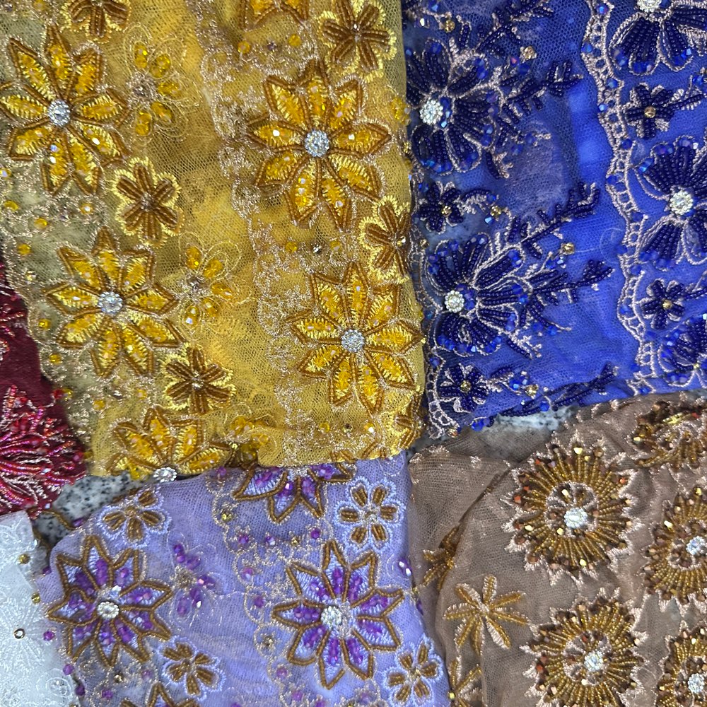 Embroidery Premium - Malásia premium feminino hijab chapéu frisado