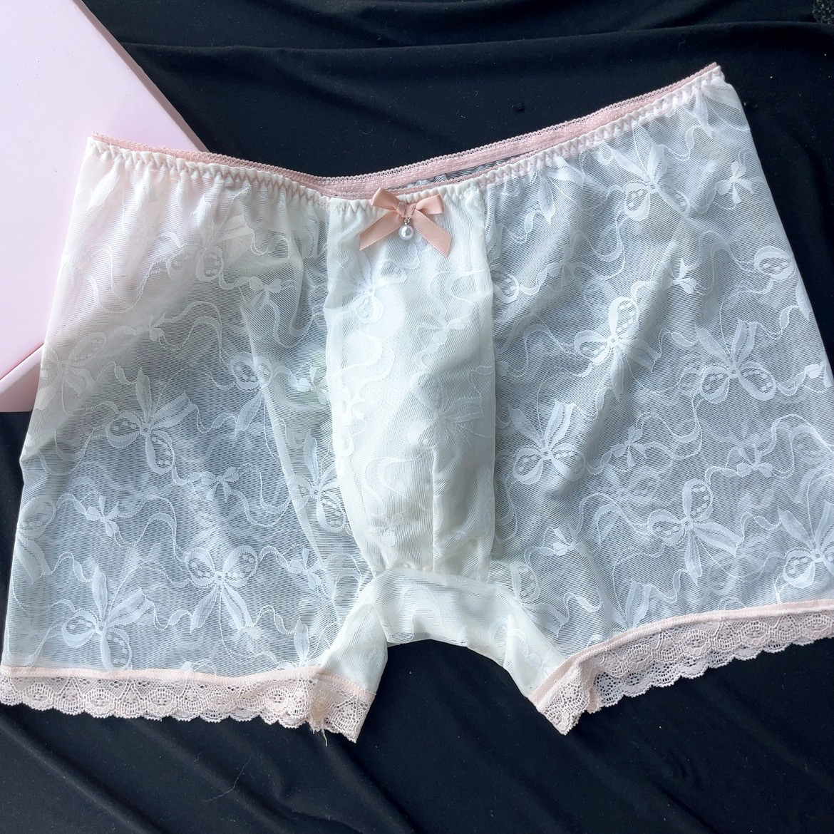 Embroidery Knit - Cuecas Boxer Harajuku com Bordado de