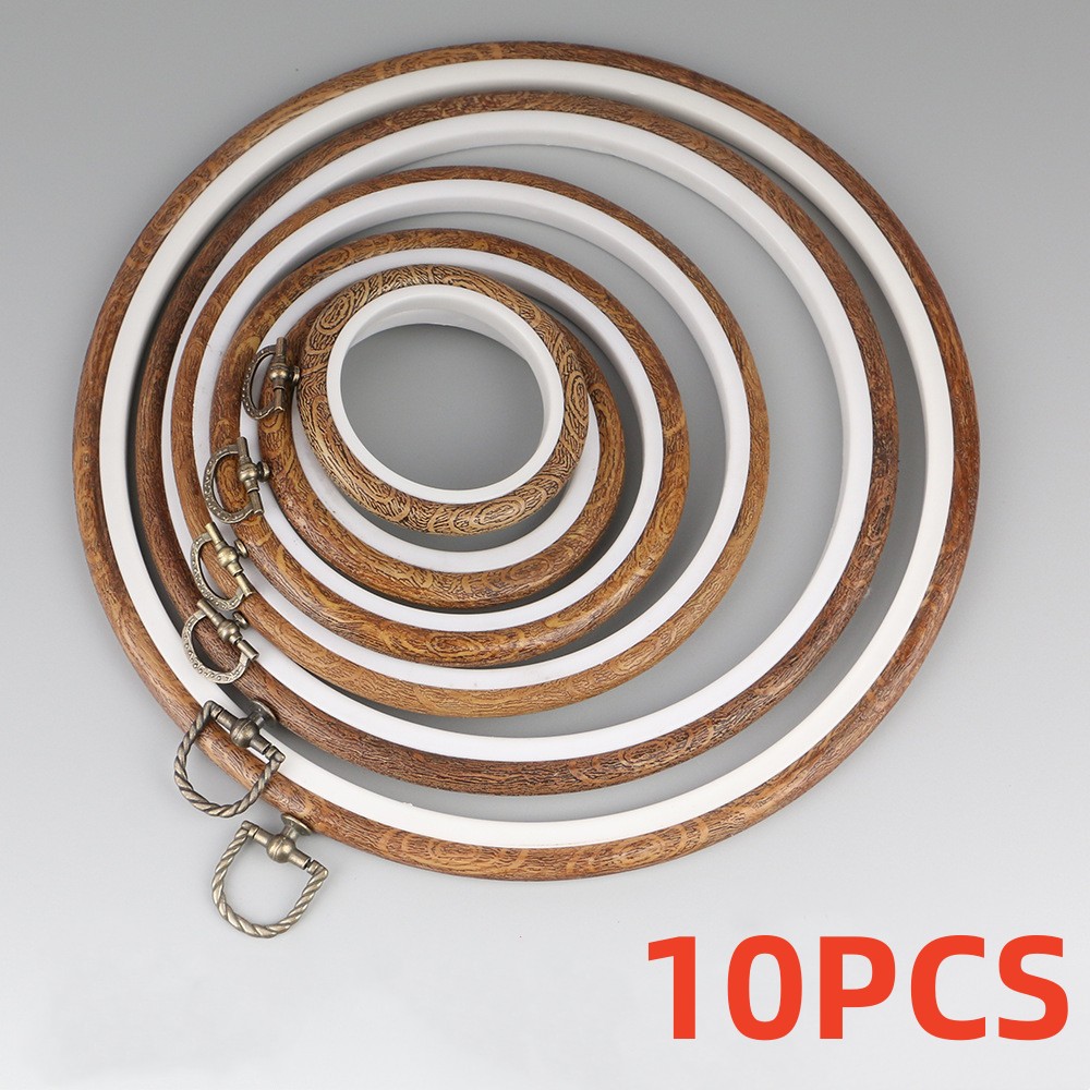 Embroidery Hoop Stand - Rodada De Madeira Cor Bordado Hoops