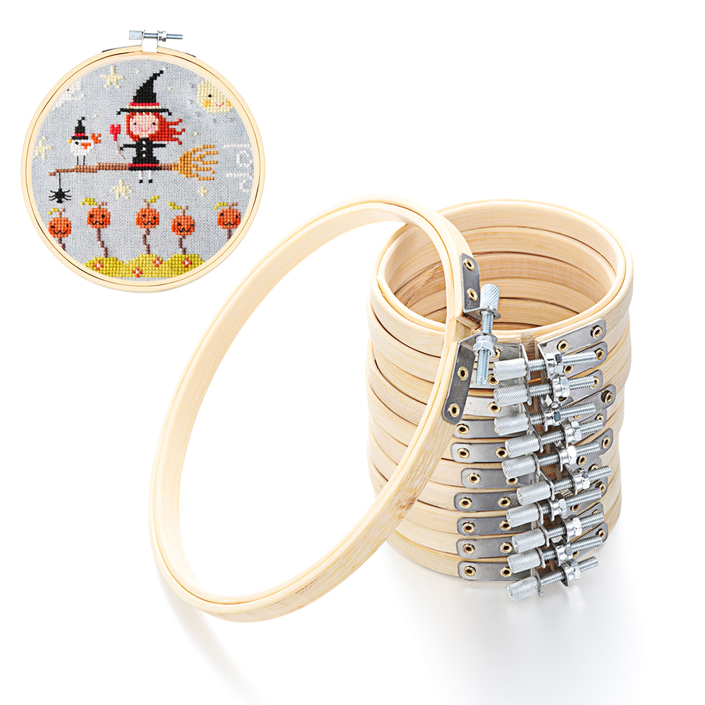 Embroidery Hoop Plastic - 8/10/13/15/18/30cm bordado hoop diy needlecraft cruz