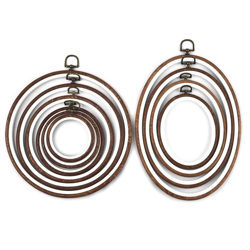 Conjunto De Moldura De Aros Bo - Embroidery Hoop Plastic avaliação e preço