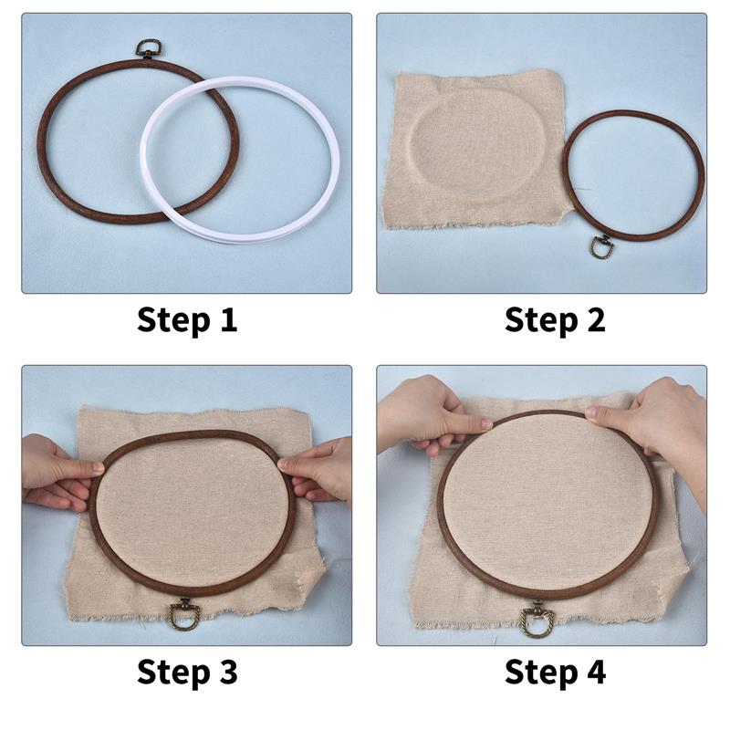 Conjunto De Moldura De Aros Bo - Embroidery Hoop Plastic avaliação e preço