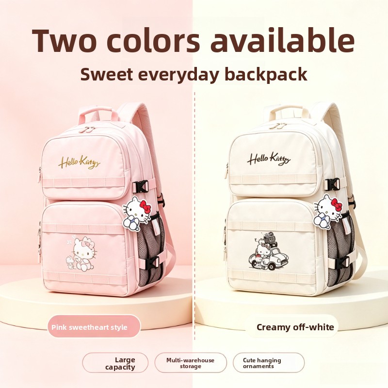 Mochila Hello Kitty de Grande  - Embroidery Ai avaliação e preço