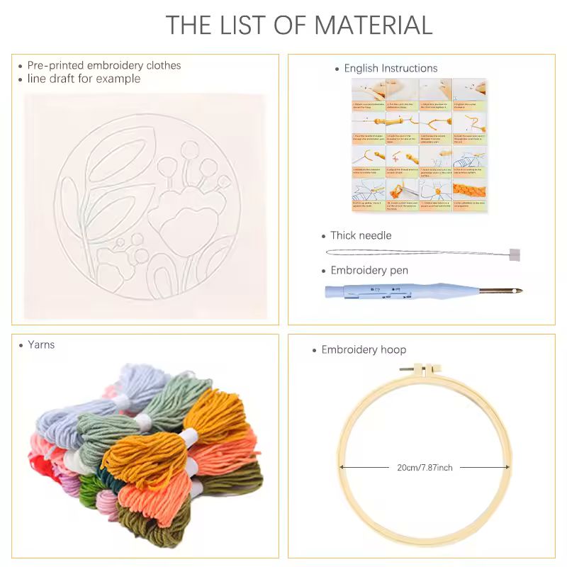 Kits de Bordado com Agulha Pun - Embroidery Converter avaliação e preço