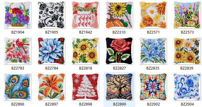 Abelha trava gancho kit tapete - Printed Embroidery Kit avaliação e preço