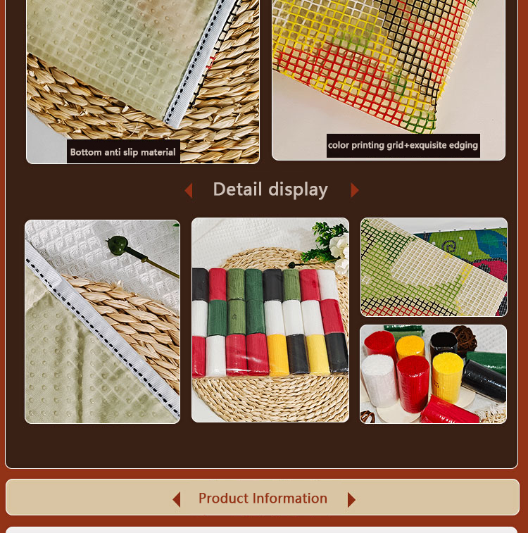 Abelha trava gancho kit tapete - Printed Embroidery Kit avaliação e preço