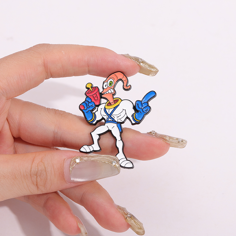 Minhoca guerreiro figura esmal - Embroidery House avaliação e preço