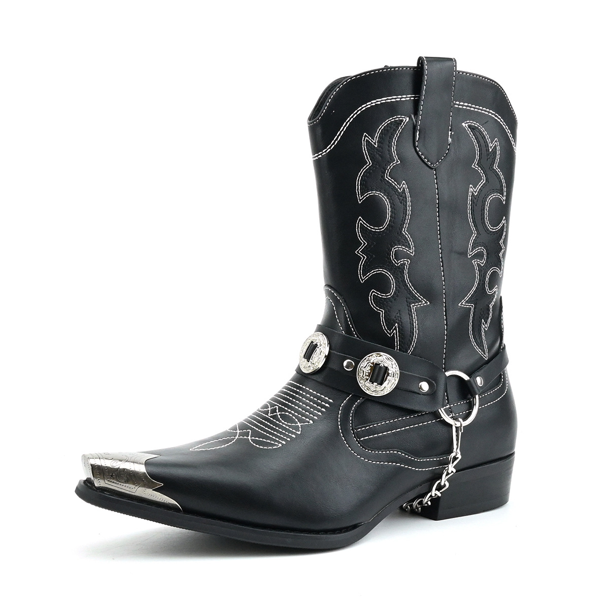 Botas de Couro Masculinas Esti - Embroidery On Leather avaliação e preço