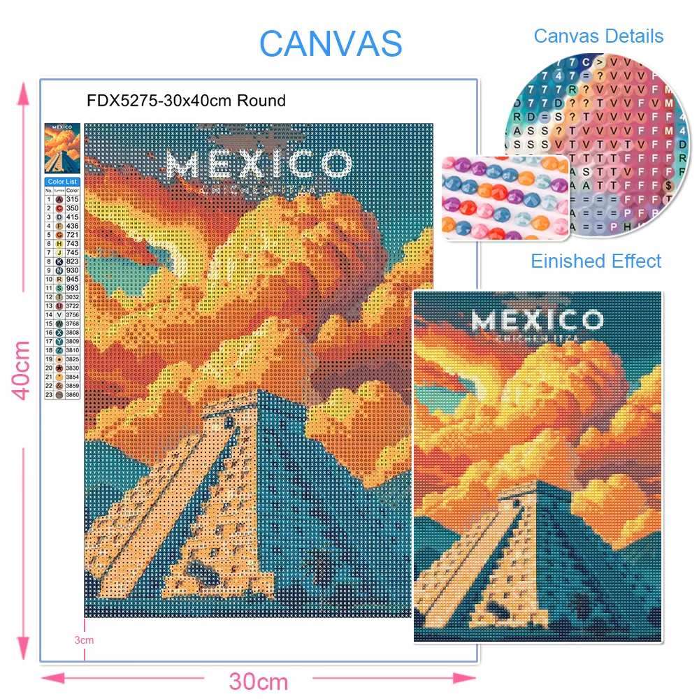 Kit de Mosaico de Diamantes 5D - Embroidery House avaliação e preço