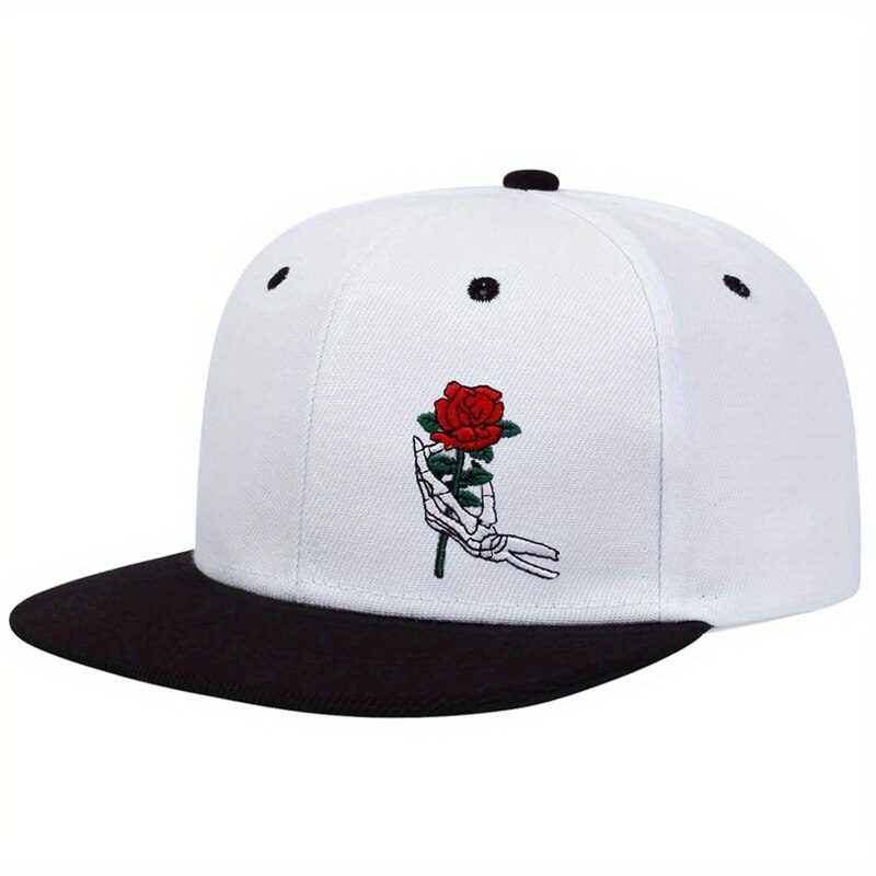 Unissex esqueleto dedo rosa bo - Embroidery Rose avaliação e preço