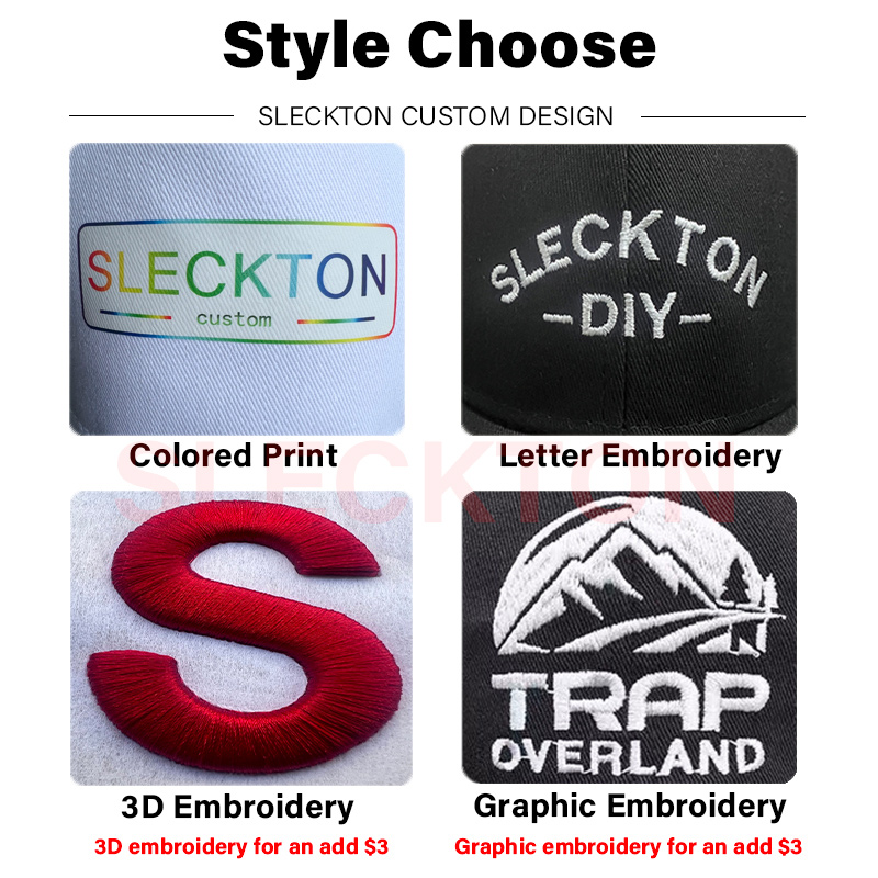 SLECKTON Boné de beisebol de a - Embroidery Design Logo avaliação e preço
