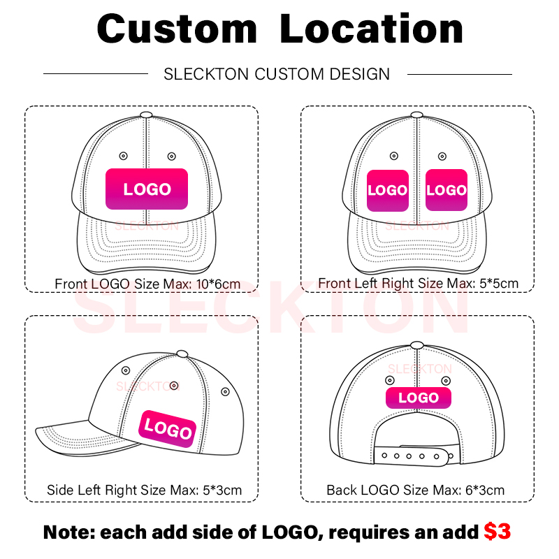 SLECKTON DIY Custom Bordado Ca - Embroidery Design Logo avaliação e preço
