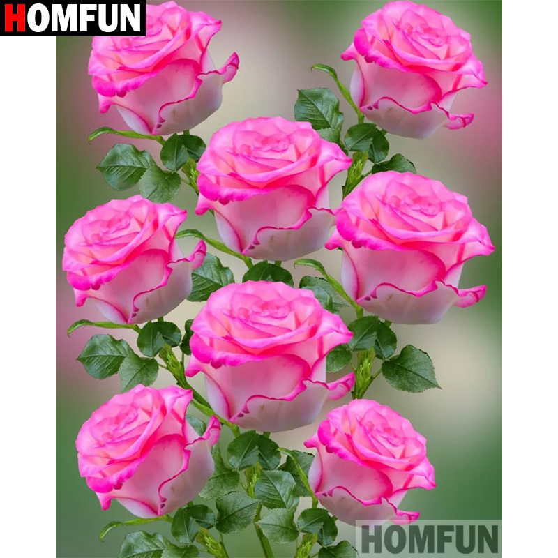 Homfun diamante bordado 