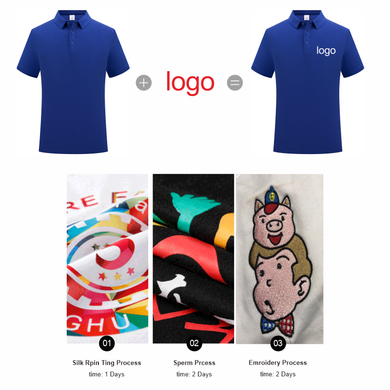 Kaising camisa polo de algodão - Embroidery Design Logo avaliação e preço