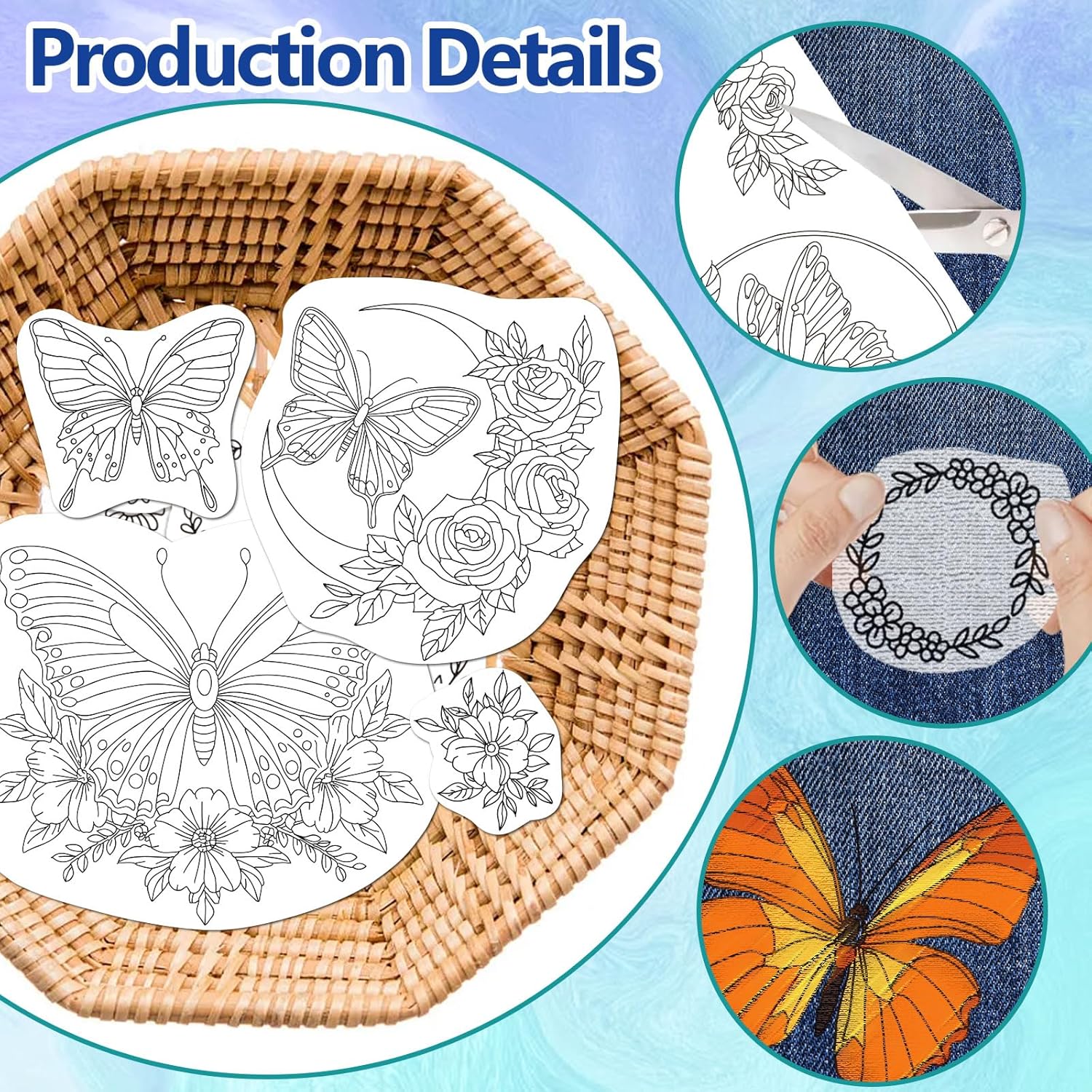 Estabilizador de Bordado Solúv - Embroidery Flower Pattern avaliação e preço