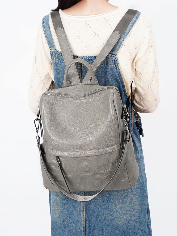 Mochila Zency Premium de Couro - Embroidery Premium avaliação e preço
