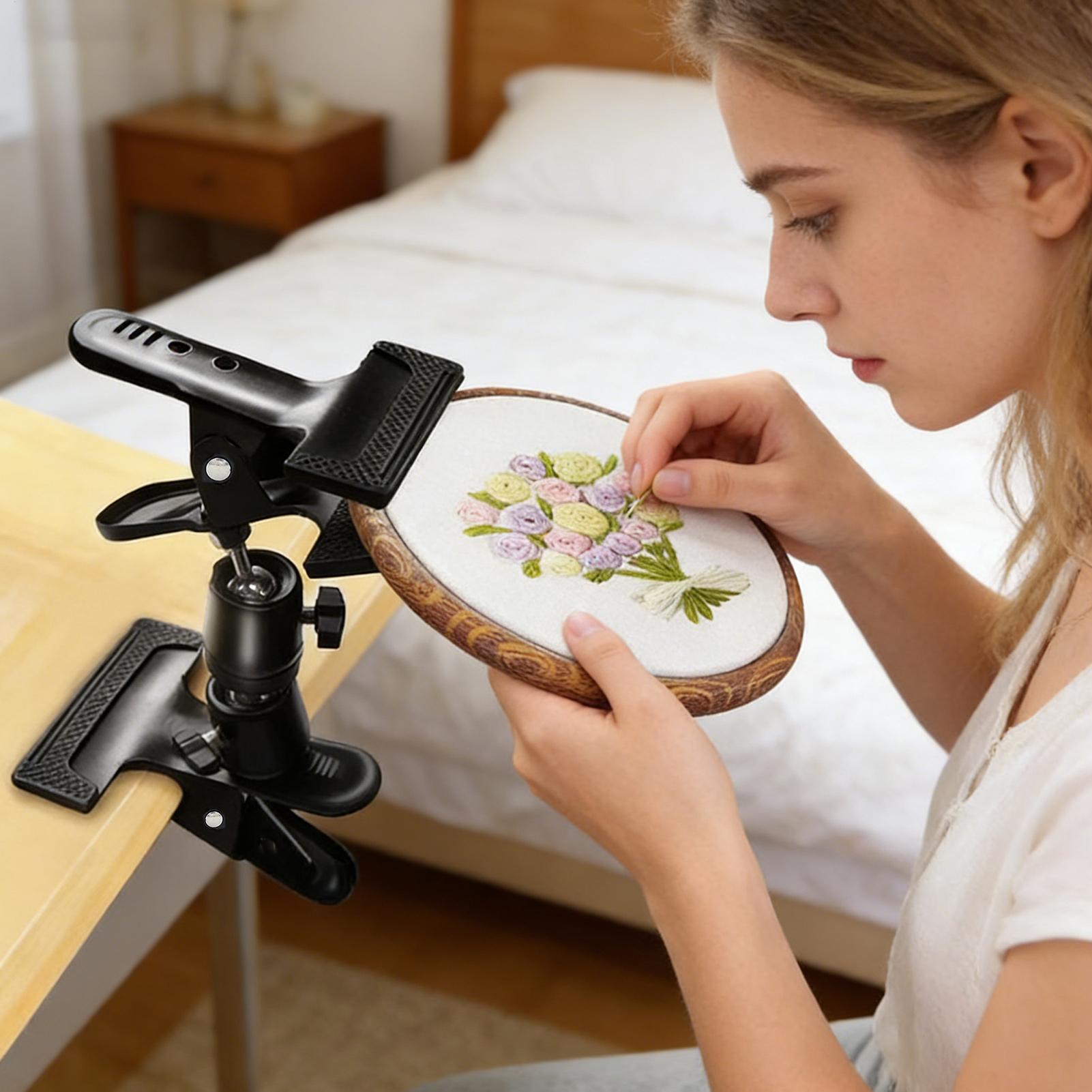 Suporte de Bordado Reforçado A - Embroidery Hoop Stand avaliação e preço