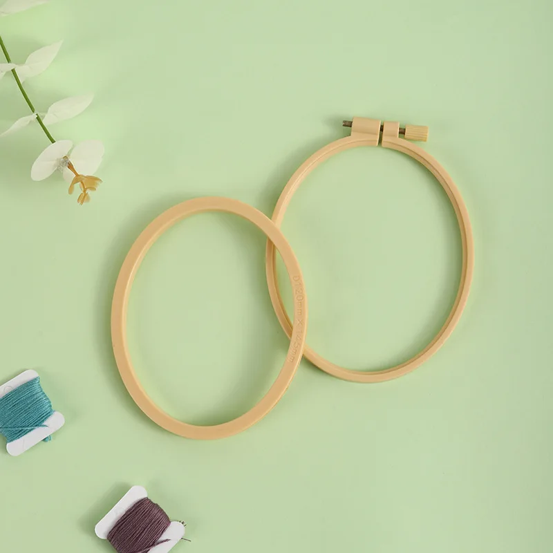 1 pçs diy bordado ponto cruz a - Embroidery Hoop Plastic avaliação e preço