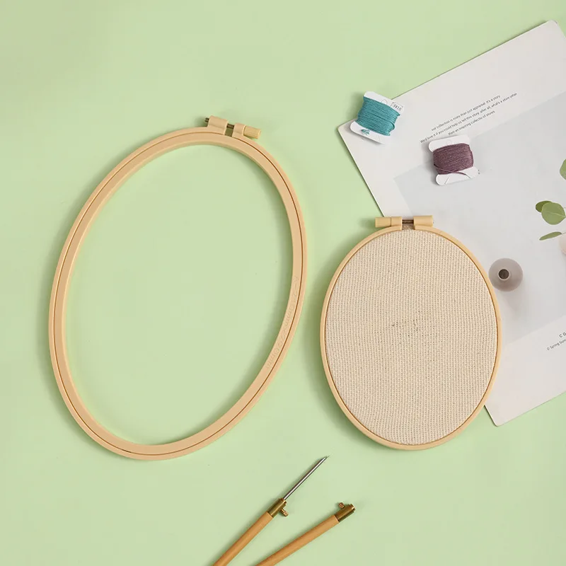 1 pçs diy bordado ponto cruz a - Embroidery Hoop Plastic avaliação e preço