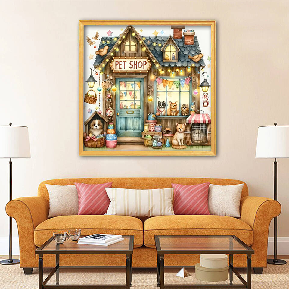 1 peça de Pintura Diamante 5D  - Embroidery House avaliação e preço