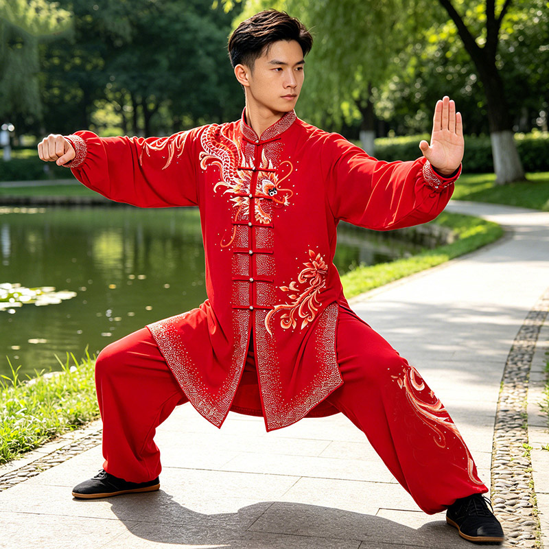 Traje de Tai Chi Feminino Pers - Embroidery Premium avaliação e preço