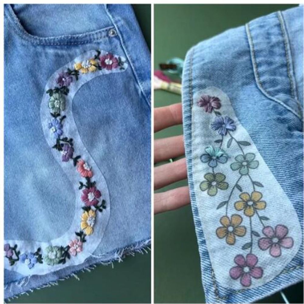 Criativo Costura Bordado Papel - Embroidery Flower Pattern avaliação e preço