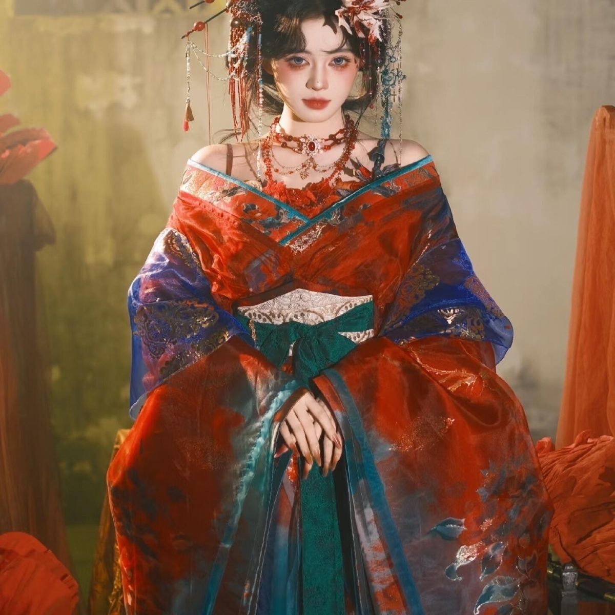 Vestido Feminino Hanfu Preto e - Embroidery Set avaliação e preço