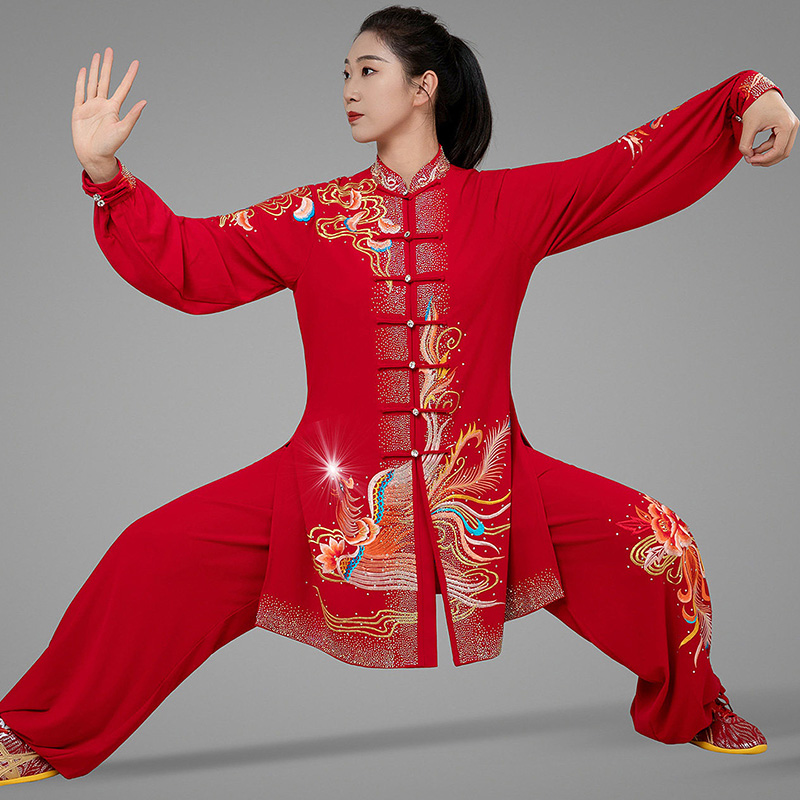 Traje de Tai Chi Feminino Pers - Embroidery Premium avaliação e preço