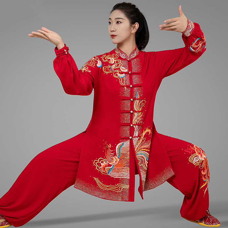 Traje de Tai Chi Feminino Pers - Embroidery Premium avaliação e preço
