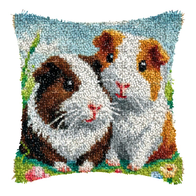 Animal bonito cão mouse trava  - Printed Embroidery Kit avaliação e preço