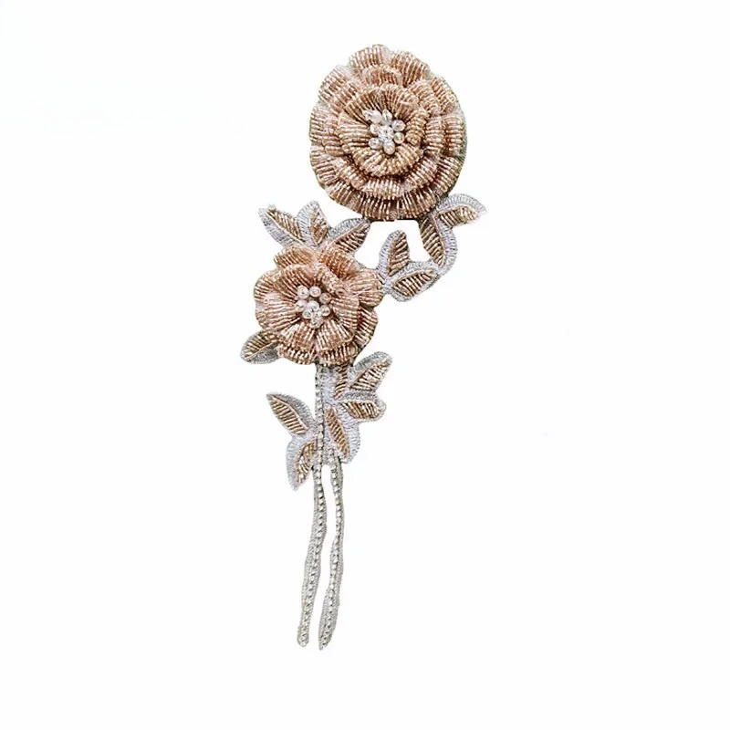 NOVAS flores de peito rosa mul - Embroidery Rose avaliação e preço