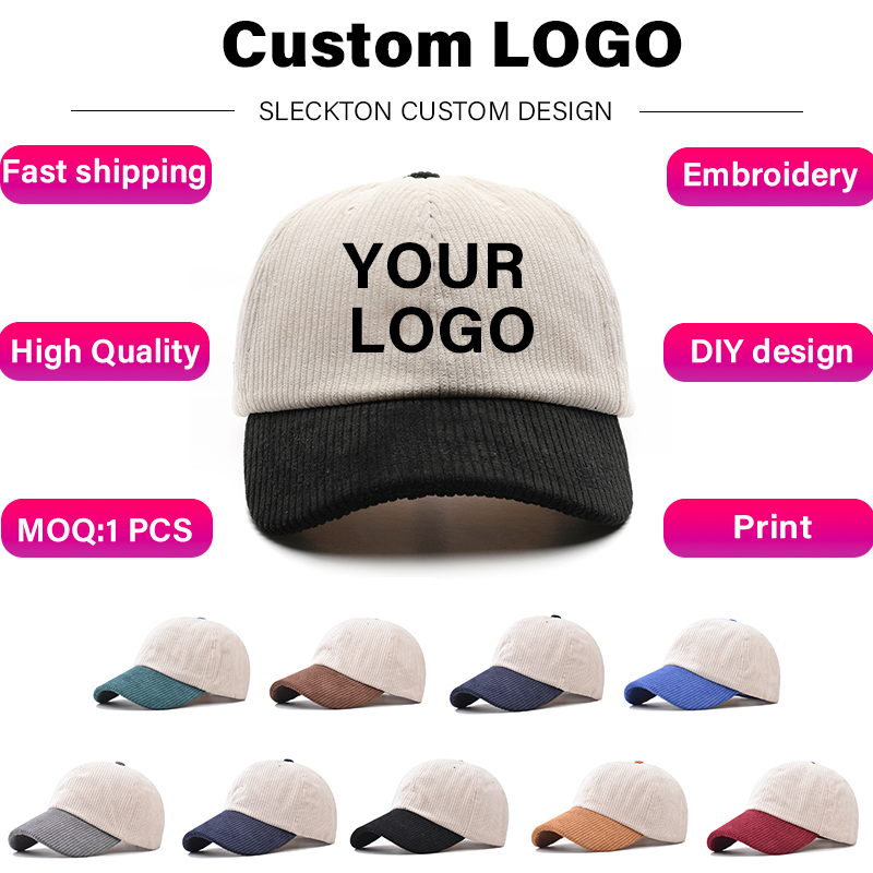 SLECKTON Logotipo Boné de beis - Embroidery Design Logo avaliação e preço