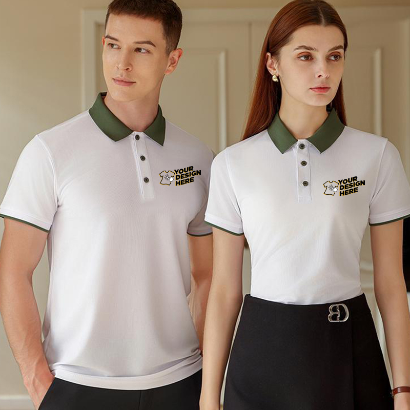 Camisa polo Color Block – Impr - Embroidery Design Logo avaliação e preço