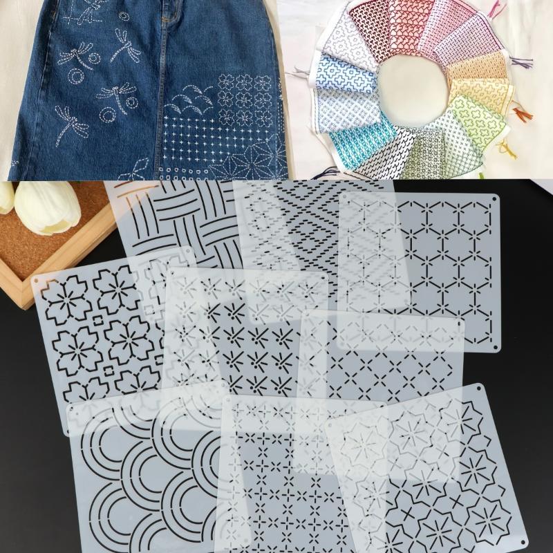 9/32 pçs sashiko bordado model - Embroidery Tools avaliação e preço