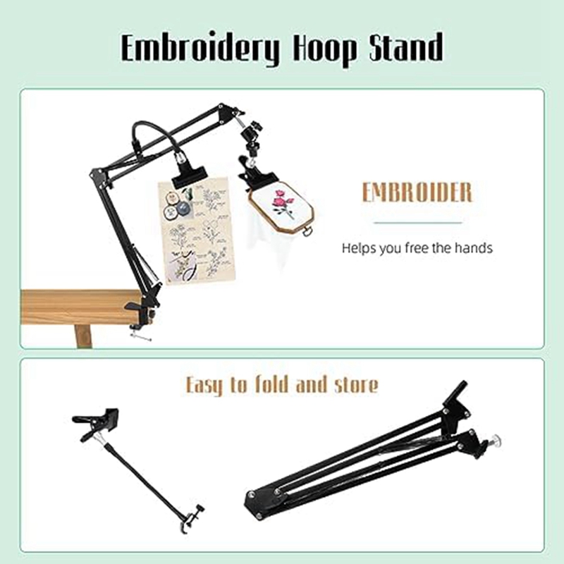 Suporte para Bastidor de Borda - Embroidery Hoop Stand avaliação e preço