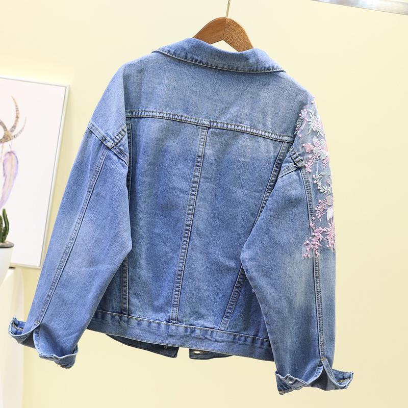 Jaqueta jeans curta bordada pa - Embroidery Jeans Sakura avaliação e preço