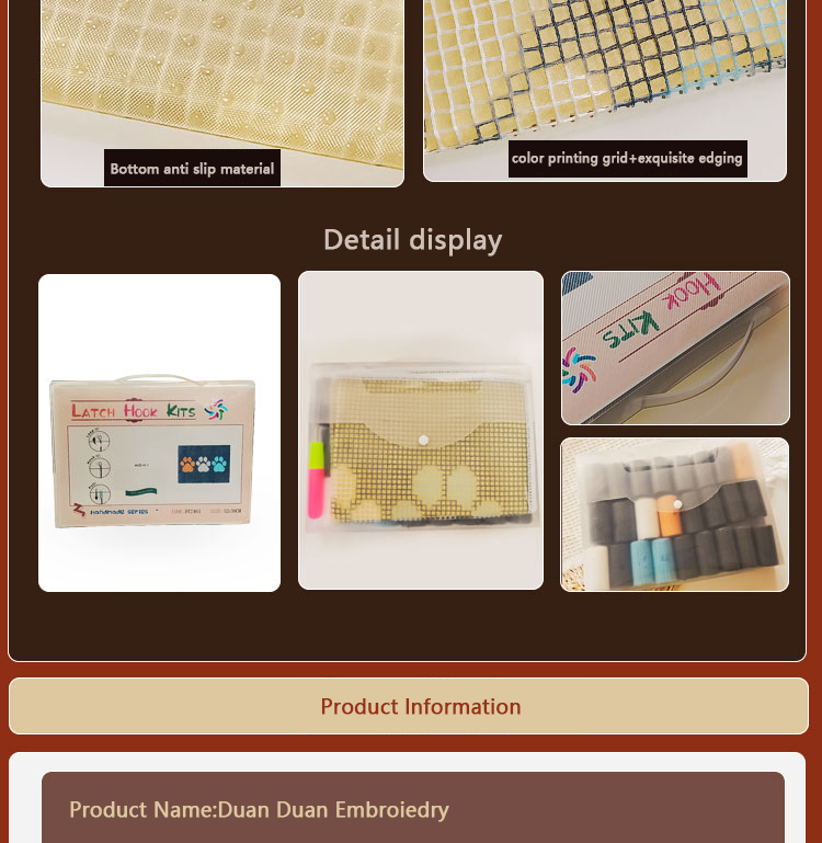 Kit de tapete com gancho de fi - Embroidery Rose avaliação e preço