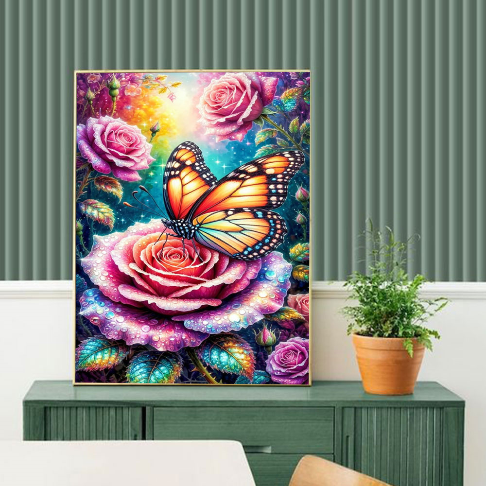 Mosaico de Diamante Borboleta  - Embroidery Rose avaliação e preço