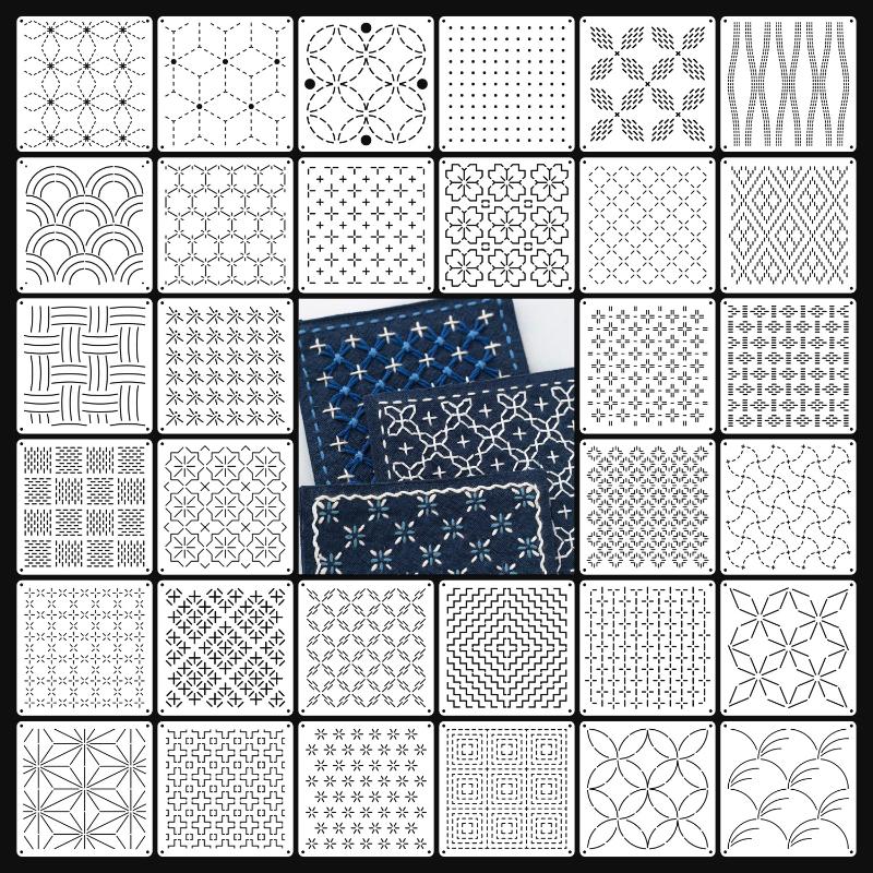 9/32 Peças Molde de Bordado Sa - Embroidery Tools avaliação e preço