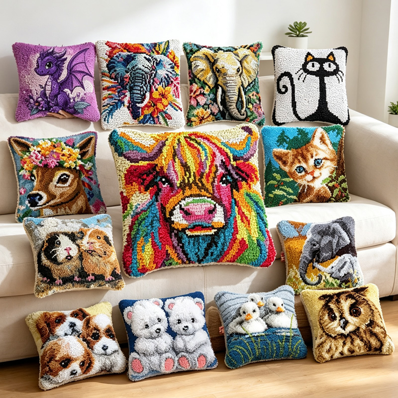 Kit de Bordado com Gancho para - Printed Embroidery Kit avaliação e preço