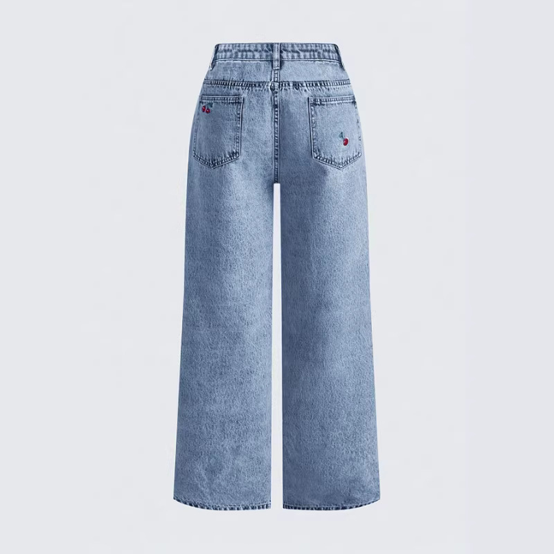 Calça Jeans Feminina Retrô Lav - Embroidery Jeans Sakura avaliação e preço