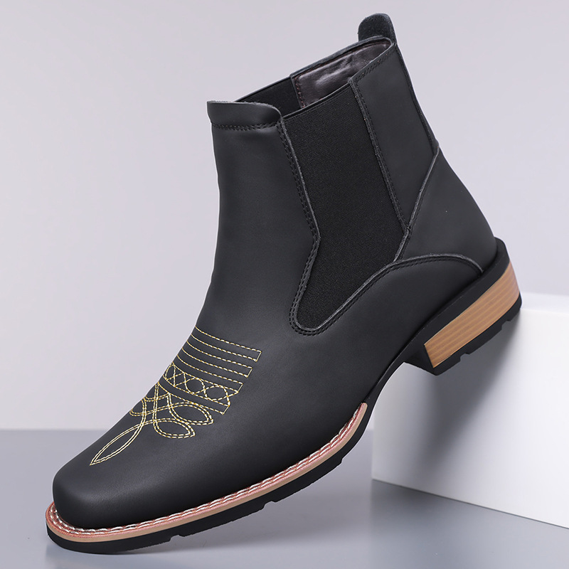 Botas Chelsea Masculinas de Lu - Embroidery On Leather avaliação e preço