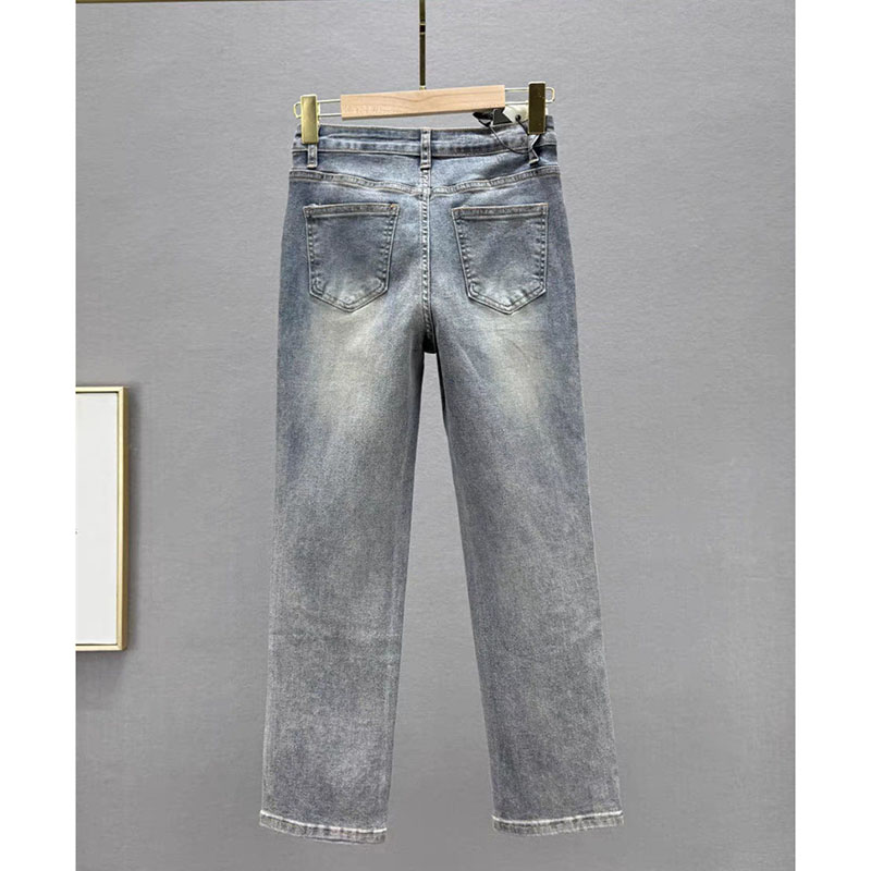Verão de luxo oco para fora di - Embroidery Jeans Sakura avaliação e preço
