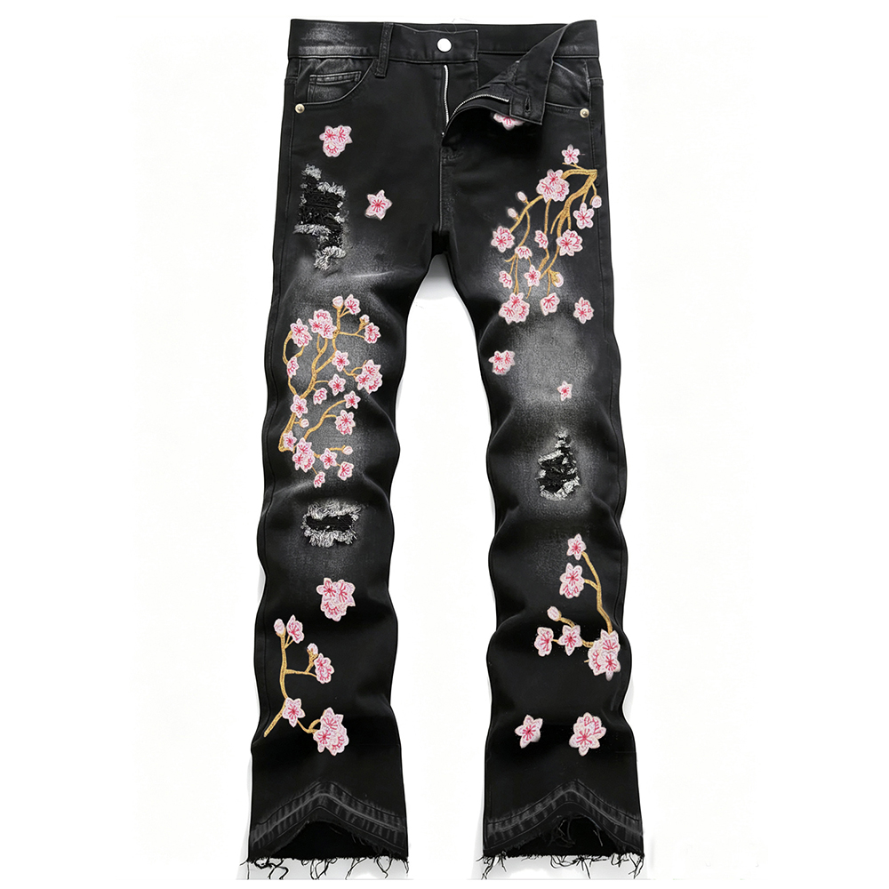 Calça Jeans Masculina Bootcut  - Embroidery Jeans Sakura avaliação e preço