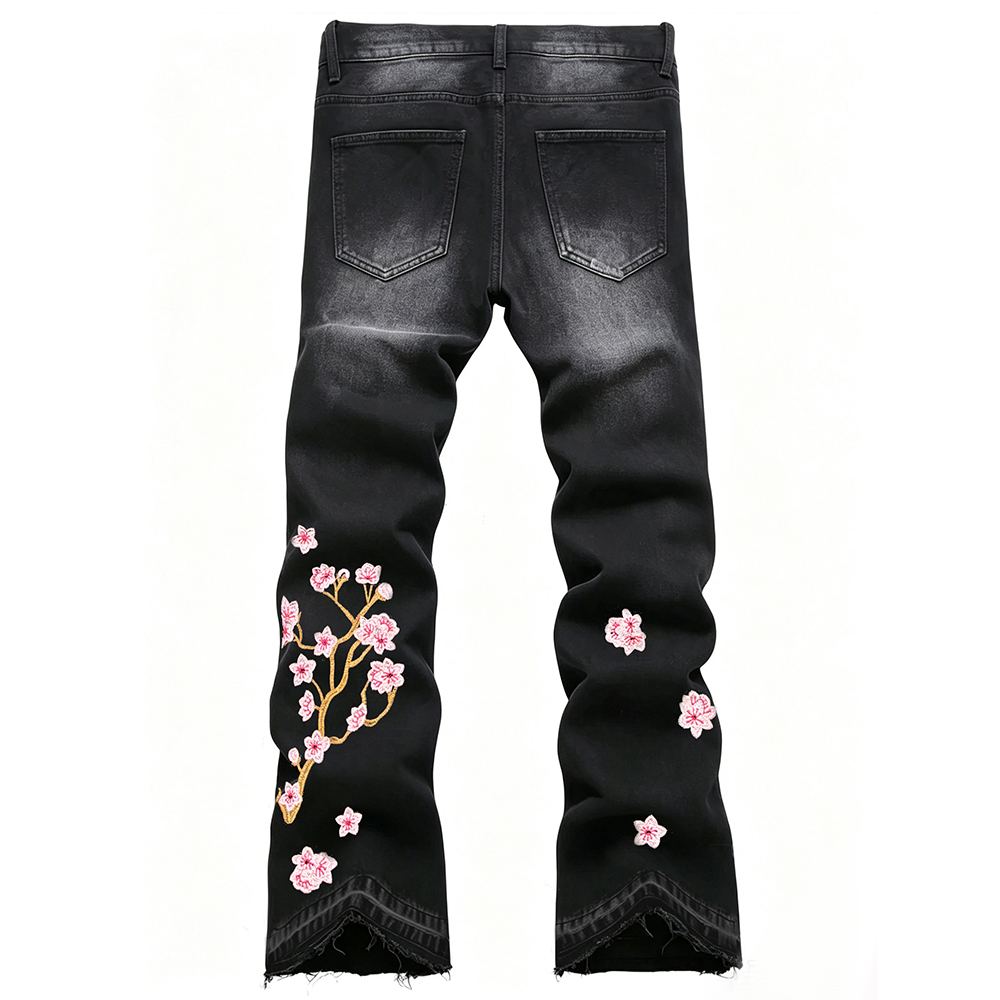 Calça Jeans Masculina Bootcut  - Embroidery Jeans Sakura avaliação e preço