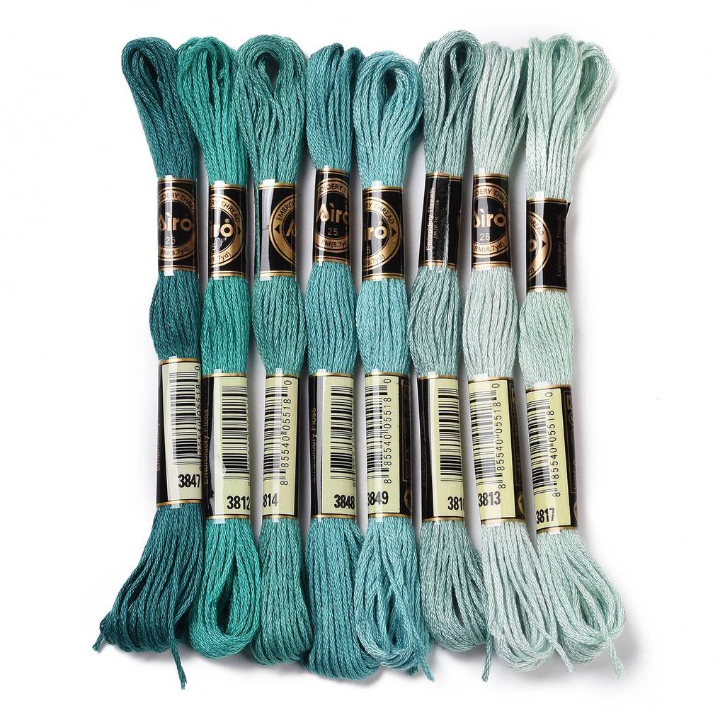 1 Conjunto com 8 Meadas de Lin - Embroidery Beads avaliação e preço